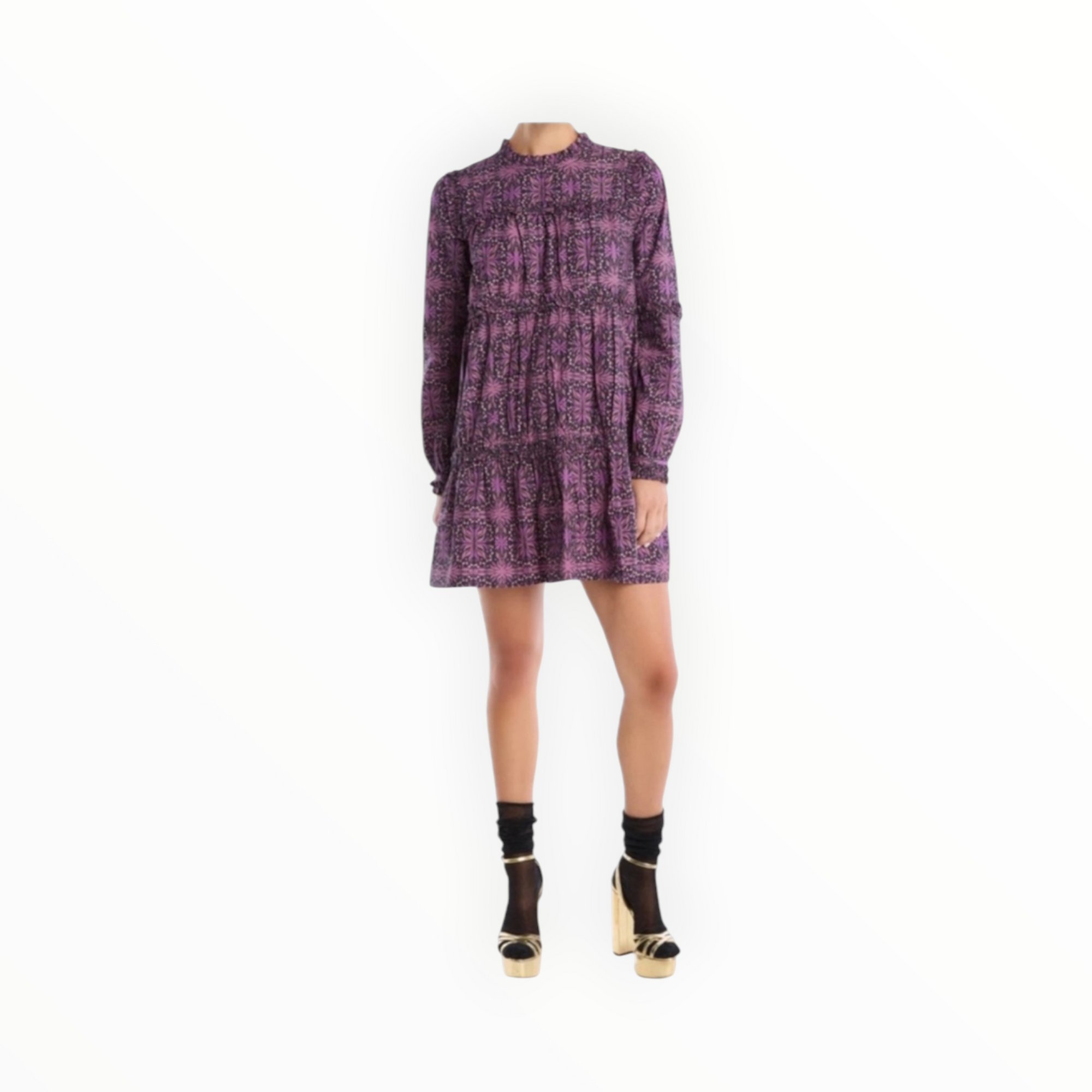 Allison New York Sandra Dress - Plum Kaleidoscope