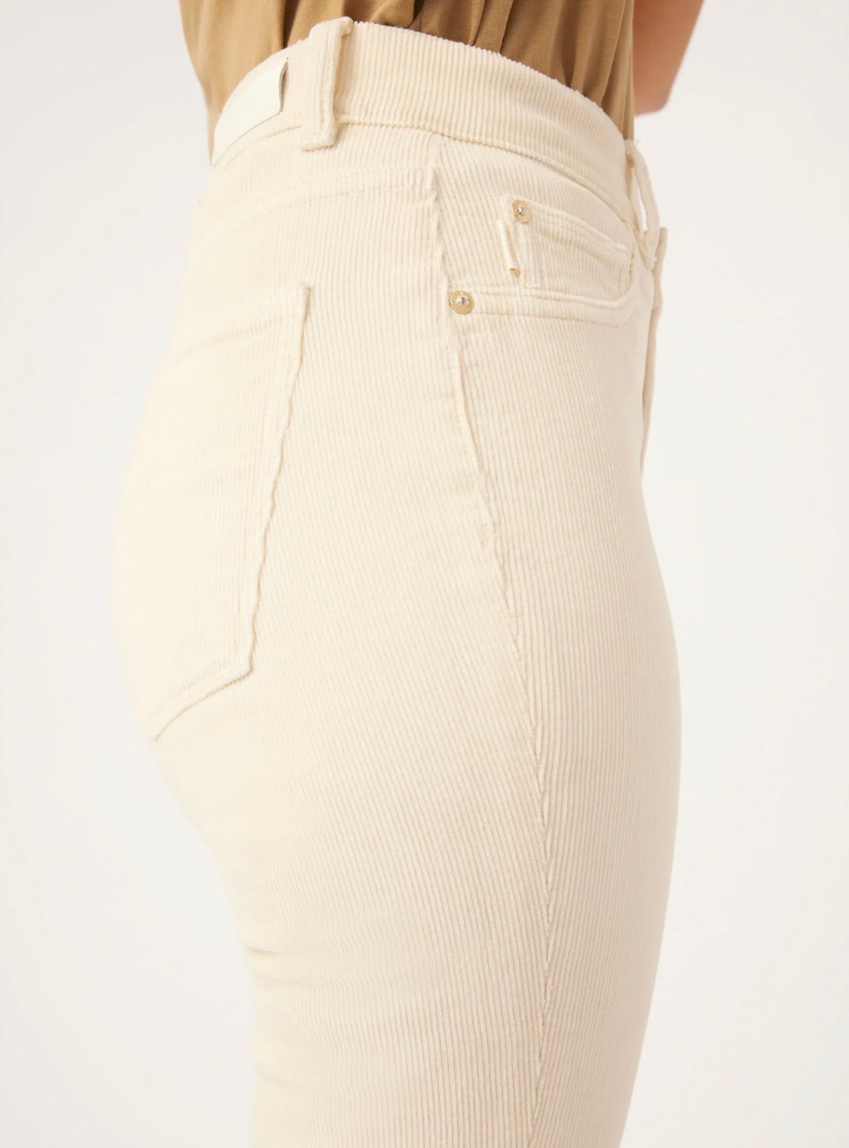 DL1961 Bridget Boot Crop - Manilla Corduroy