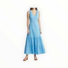 Du Paradis Rio Tiered Sleeveless Dress - Horizon Blue