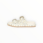 Saint G Emily Studded Double Buckle Sandal - White