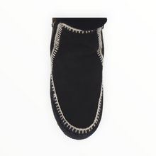 Laidback London Setsu Crochet Crepe Ankle Boot - Black Suede Natural