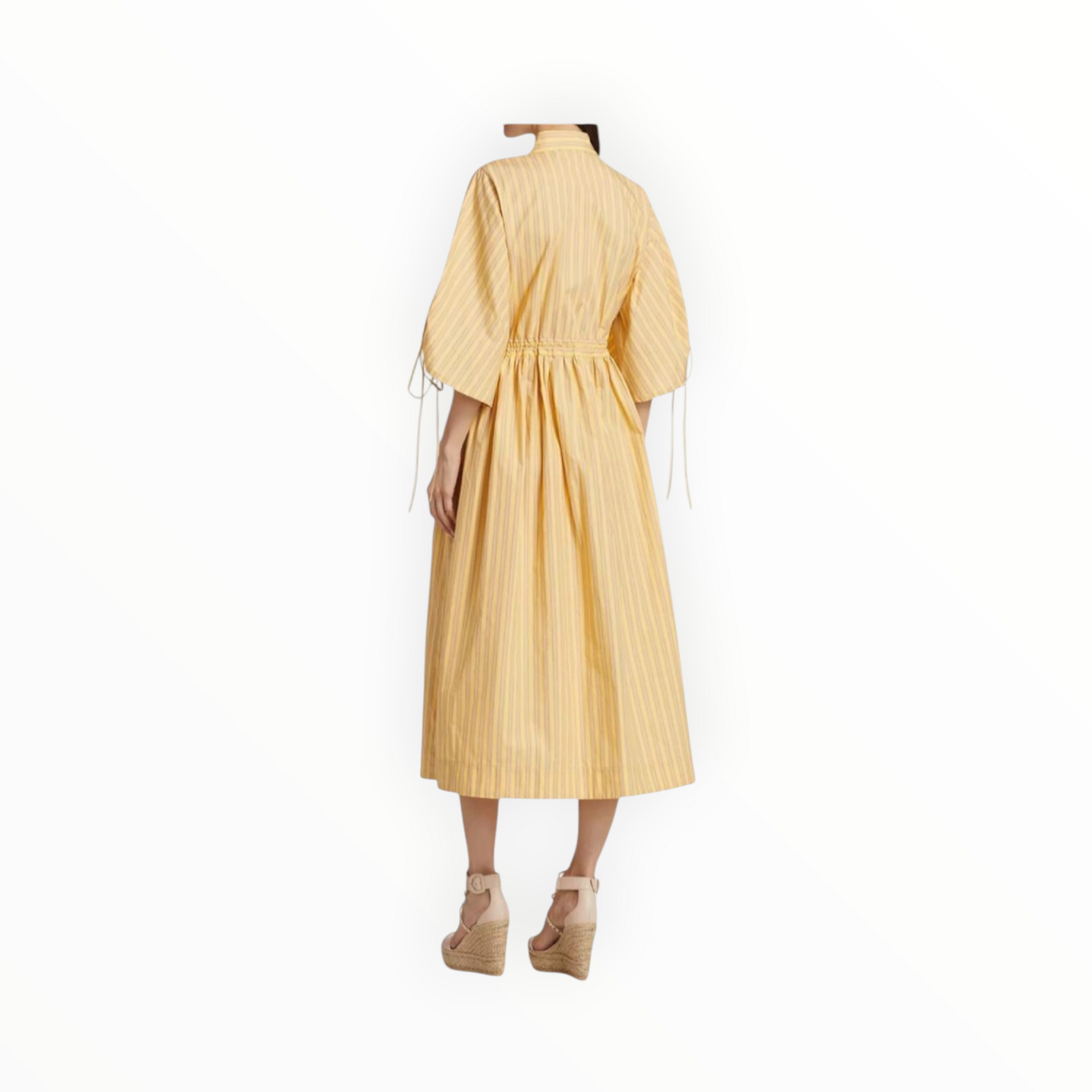 Hevron Yana Dress - Yellow Stripe