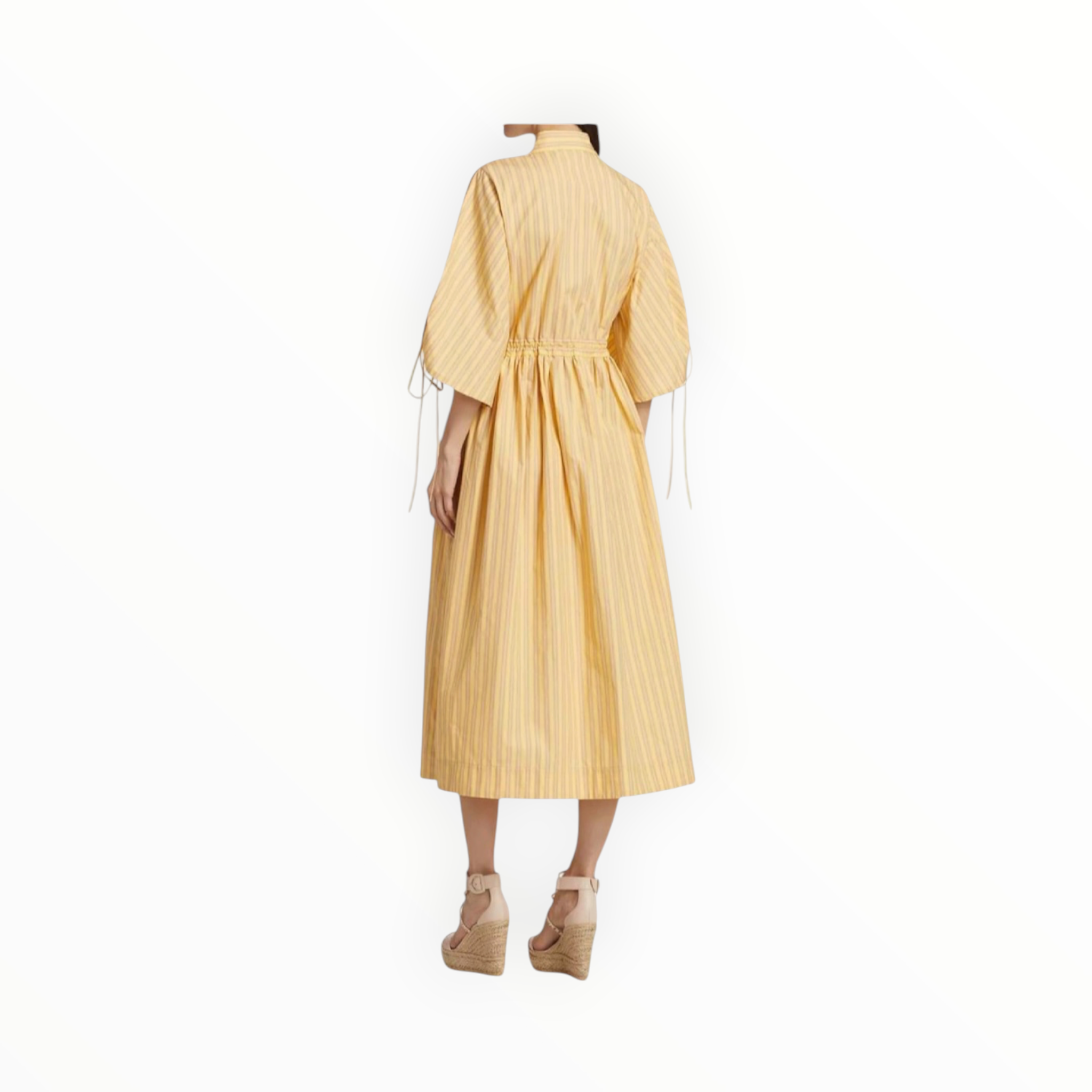 Hevron Yana Dress - Yellow Stripe