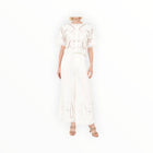 Christy Lynn Dylan Pant - Blanc Embroidery