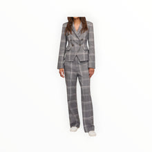 Marissa Webb Perrie Blazer - Steel Plaid
