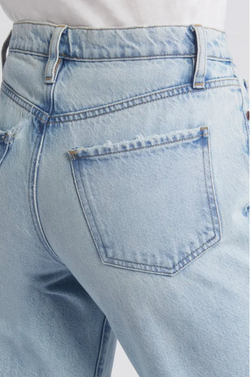 Frame Le Jane Chew Hem Crop - Fizz Indigo