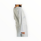 The Great. The V-Neck Sweatshirt - Grey