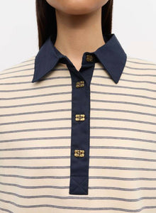 Single Pique Jersey Polo - Egret