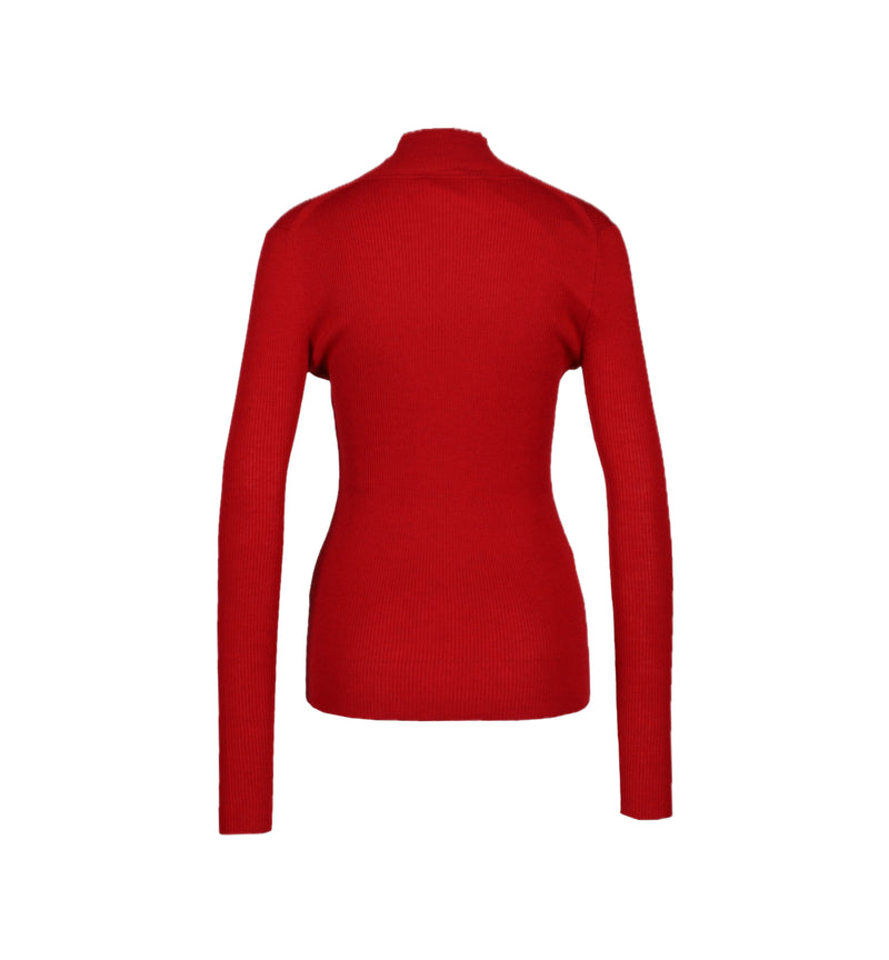 Closed Rolli Ribbed Turtleneck - Chili