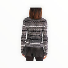 Allison New York Colleen Cardigan - Black/White