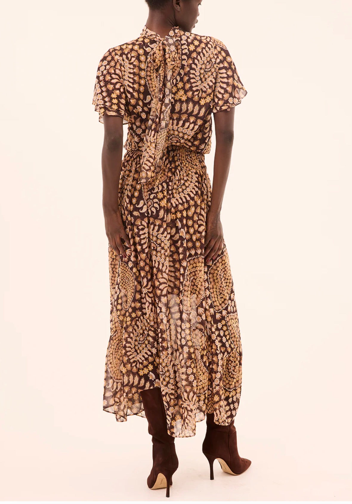MISA Agyness Skirt - Daisy Paisley