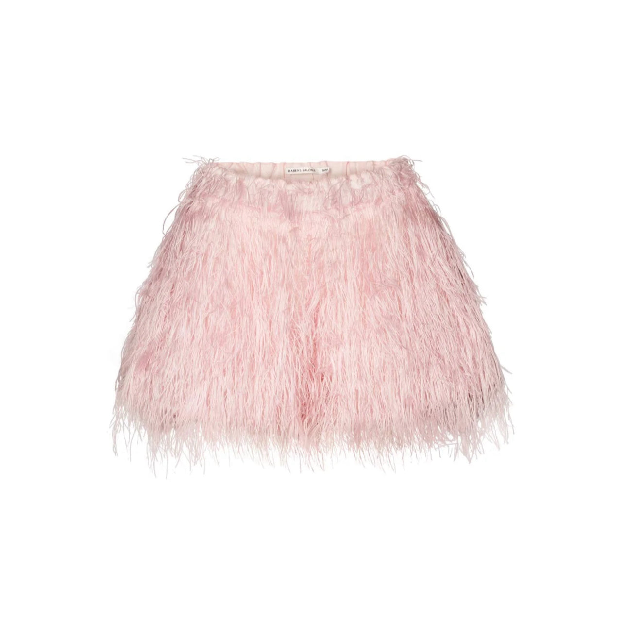 Rabens Saloner Roxana Plume Shorts - Powder Pink