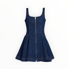 SIMKHAI Eleodra Denim Mini Dress - Imperial