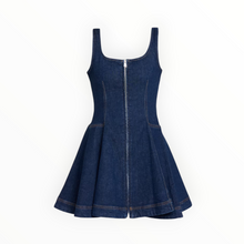 SIMKHAI Eleodra Denim Mini Dress - Imperial