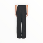 R13 Triple Pleat Crossover Trouser - Charcoal