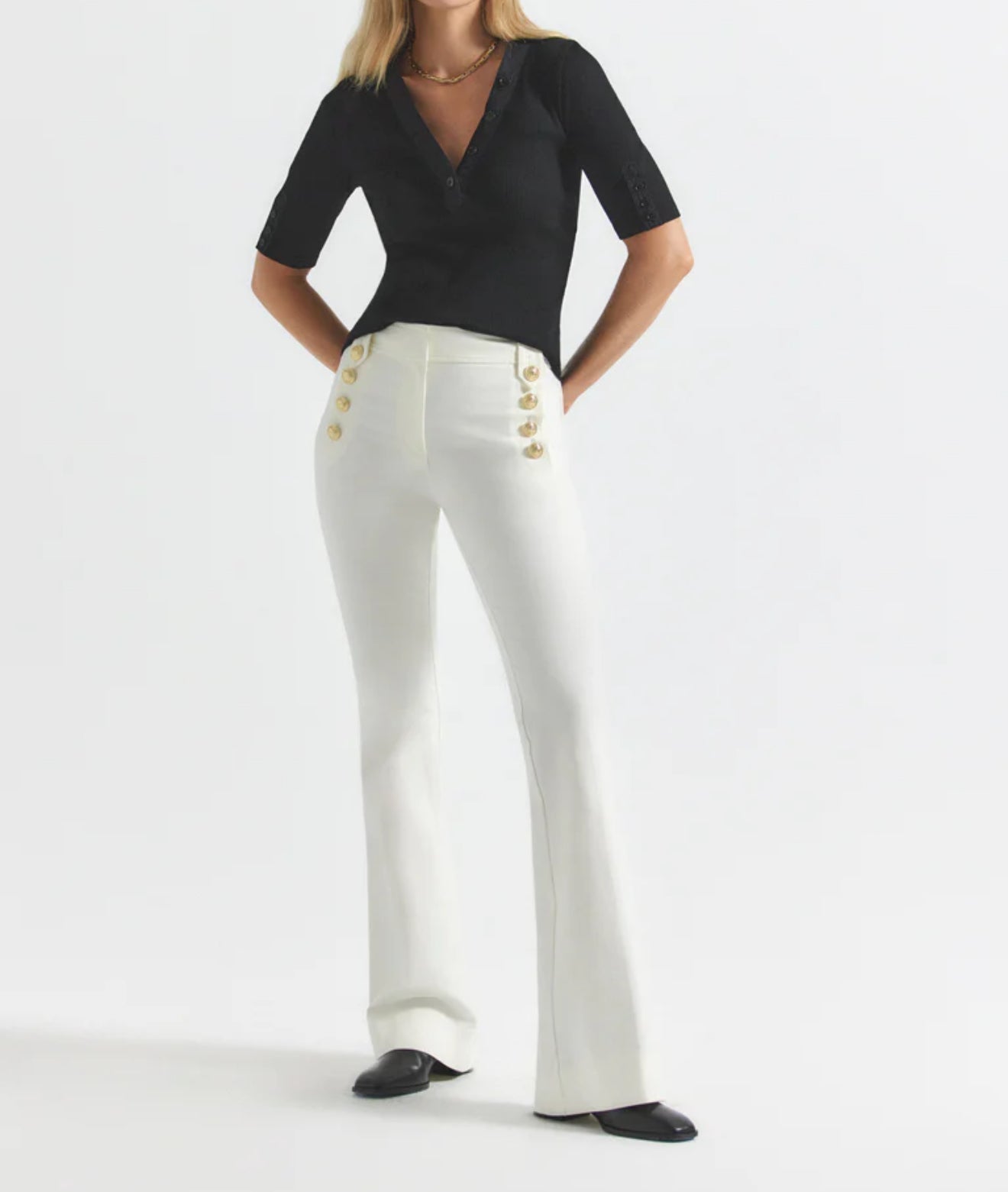 Derek Lam 10 Crosby Robertson Pants - Soft White