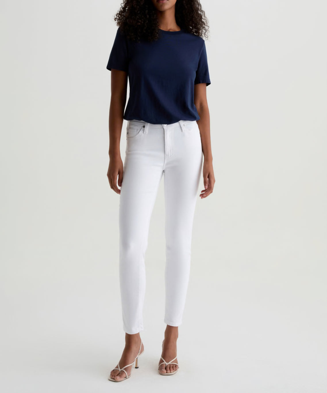 AG Jeans Prima Ankle Cigarette Leg - White