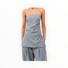 St. Agni Wool Column Tunic - Grey