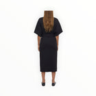 Closed Jersey Wrap Dress - Black