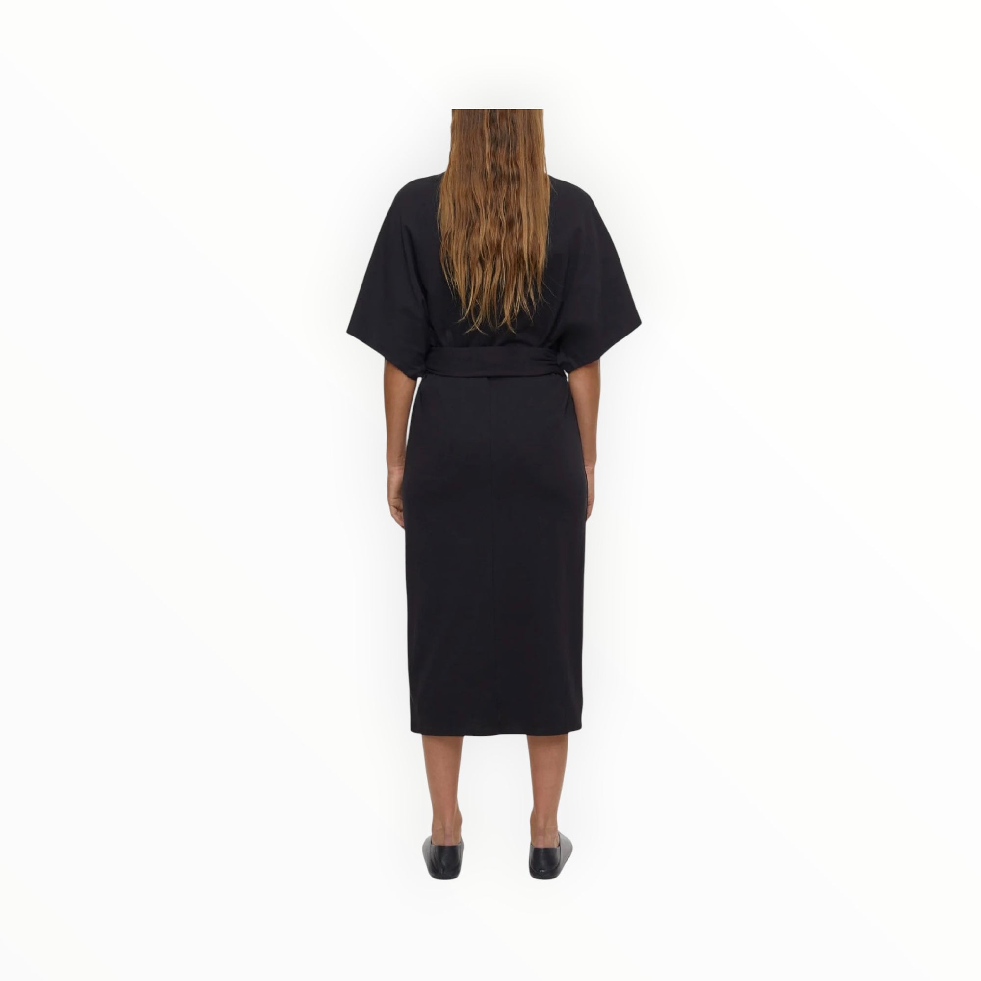 Closed Jersey Wrap Dress - Black