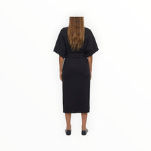 Closed Jersey Wrap Dress - Black