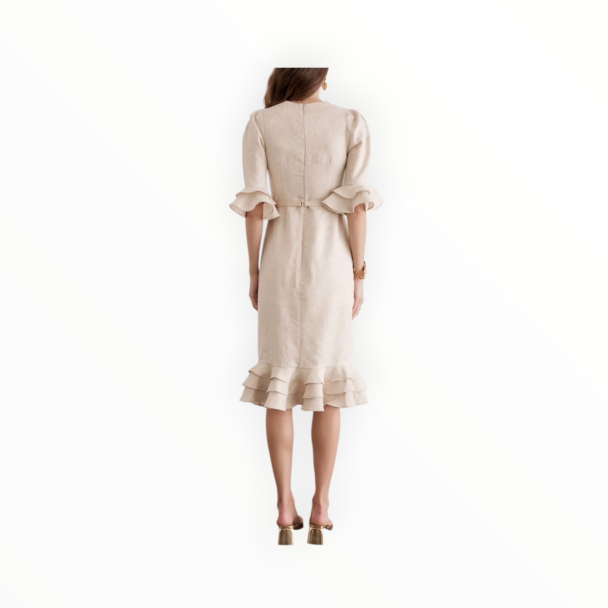 AQUA BLÚ Bec Midi Dress - Illuminee