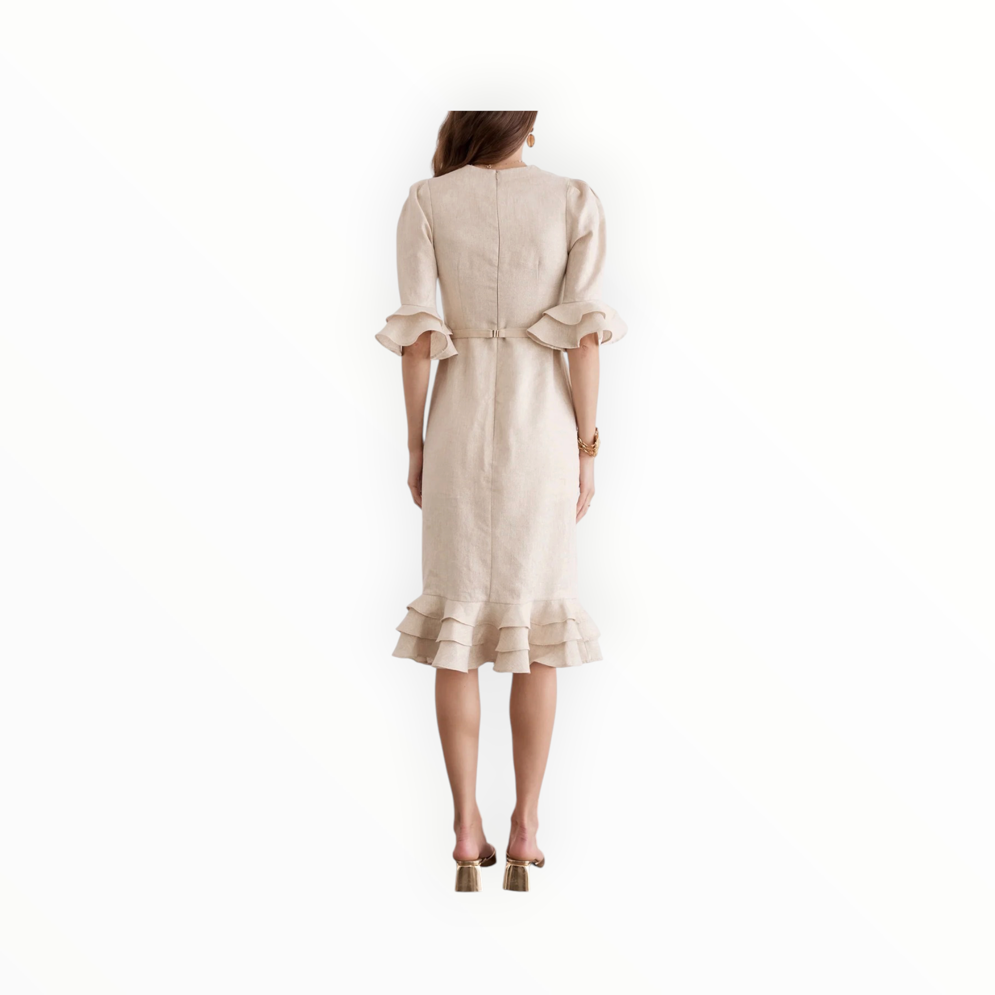 AQUA BLÚ Bec Midi Dress - Illuminee