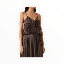 Toccin Sabrina Knot Cami Top - Espresso