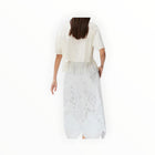 GANNI Fringe Graphic Tee - Egret