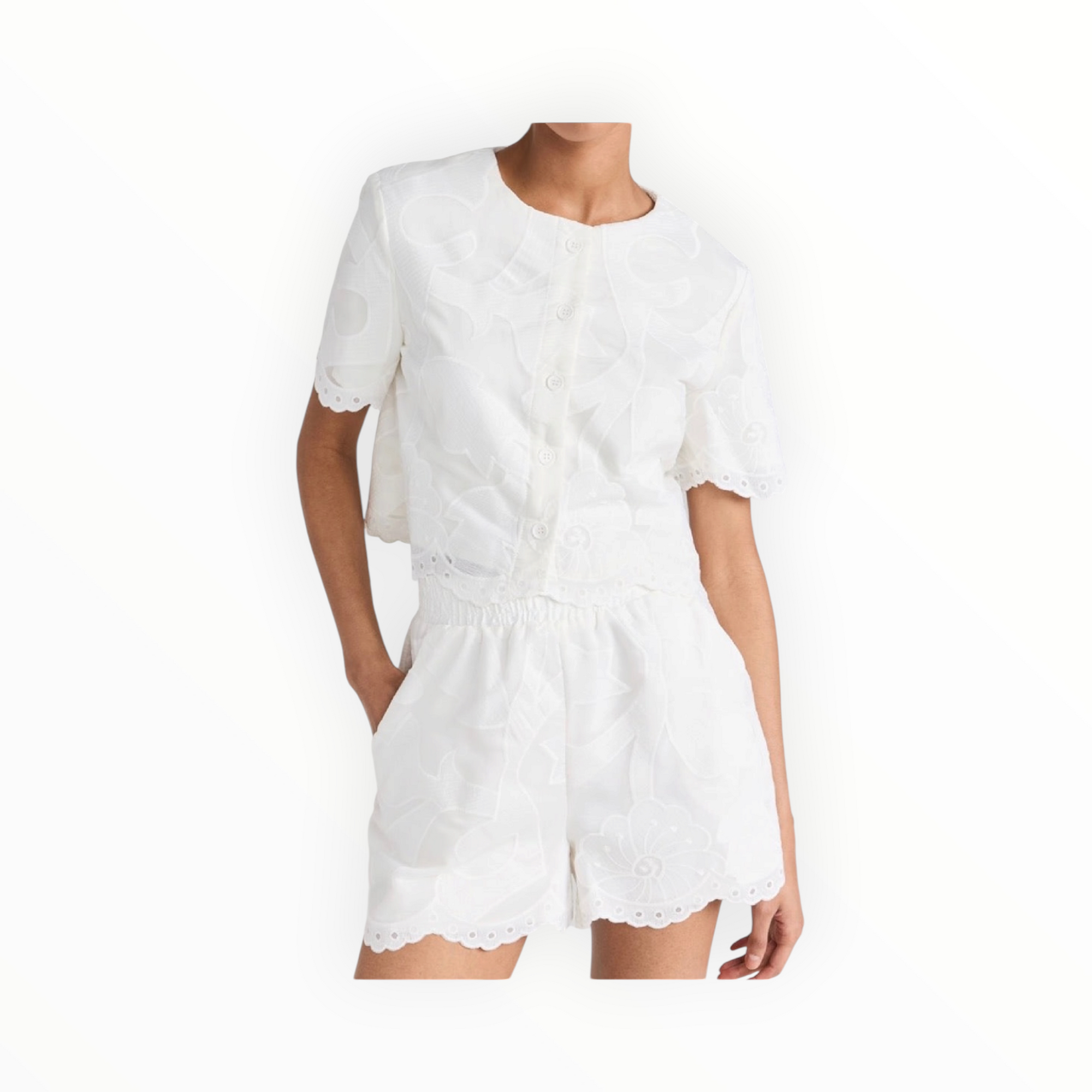 Amanda Uprichard Finley Top - White