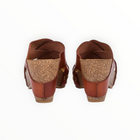 nassima Kilda Wedge Sandal - Brown