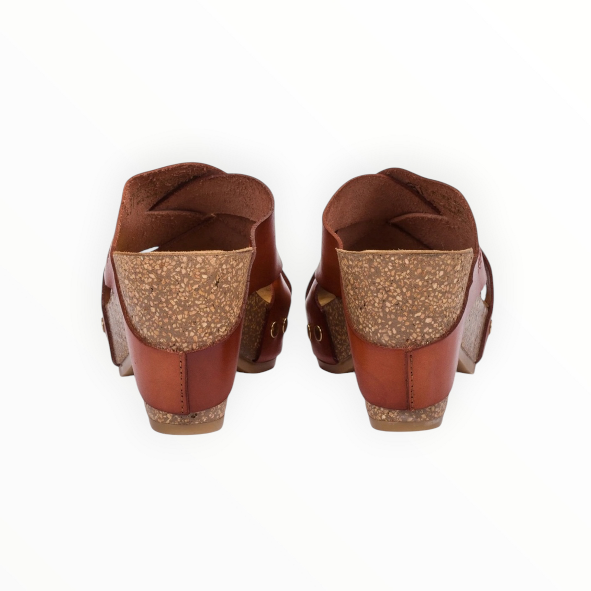 nassima Kilda Wedge Sandal - Brown