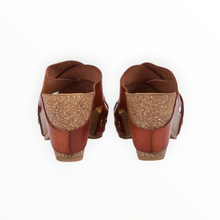 nassima Kilda Wedge Sandal - Brown