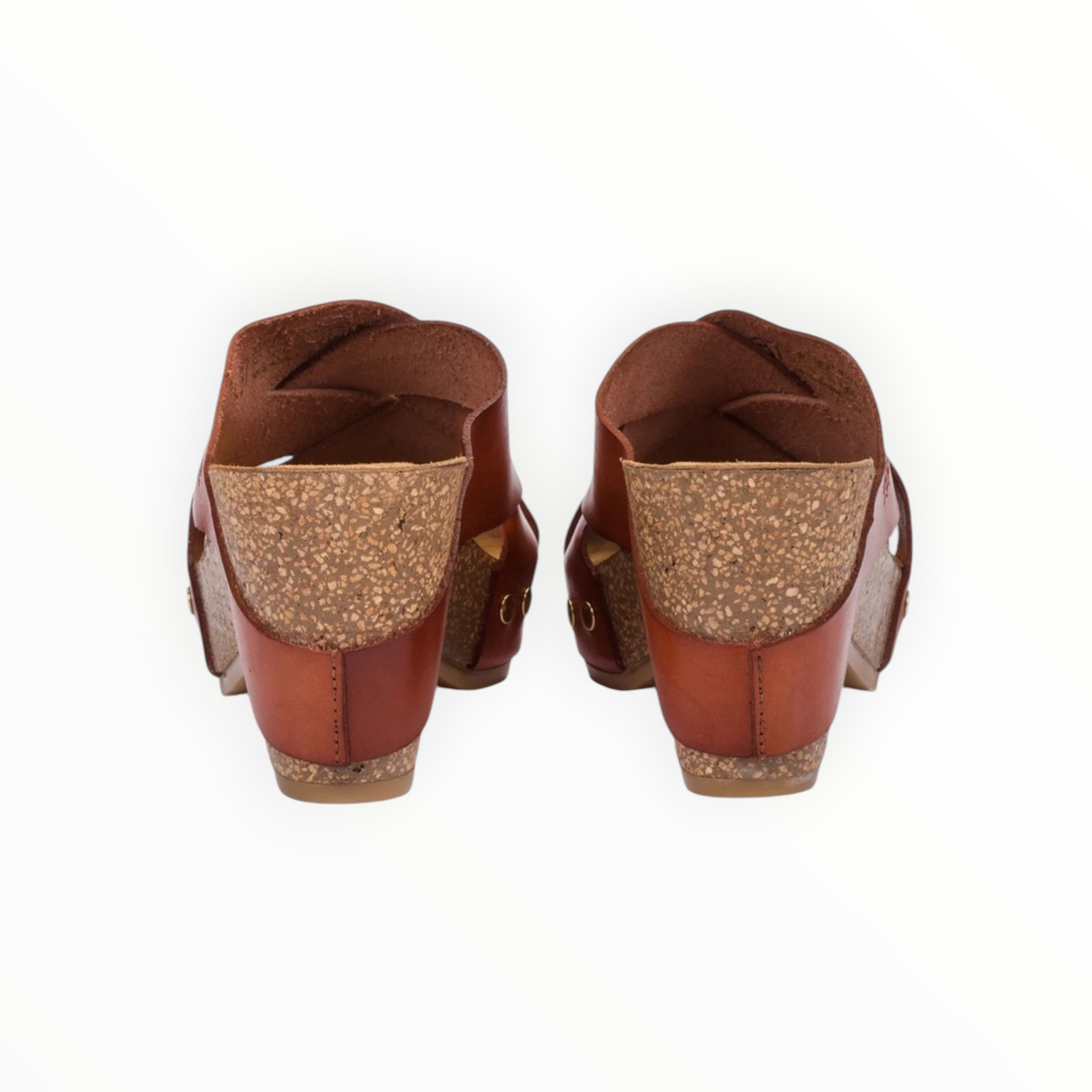 nassima Kilda Wedge Sandal - Brown