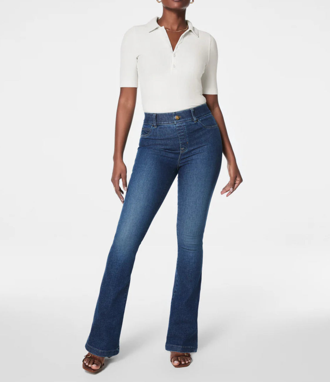 SPANXshape™ EveryWear Flare Jeans - Authentic Blue
