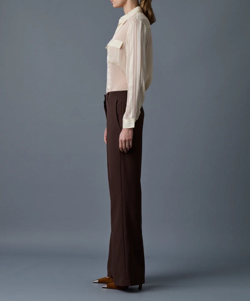 Le Superbe Ribbon Stripe Shirt - Cream