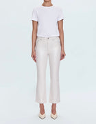 Pistola Kinsley Lennon High Rise Crop Boot Jean - Ivory Luster