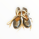Pinaz Tie Up Wedge Espadrille - Acero