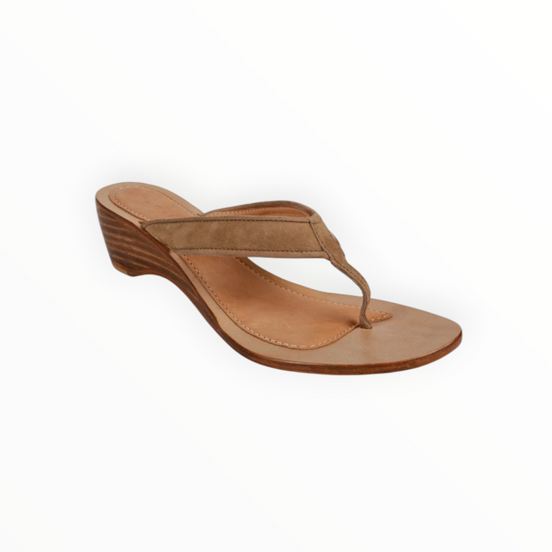 C o R N E T T I Gallipoli Wedge - Tobacco