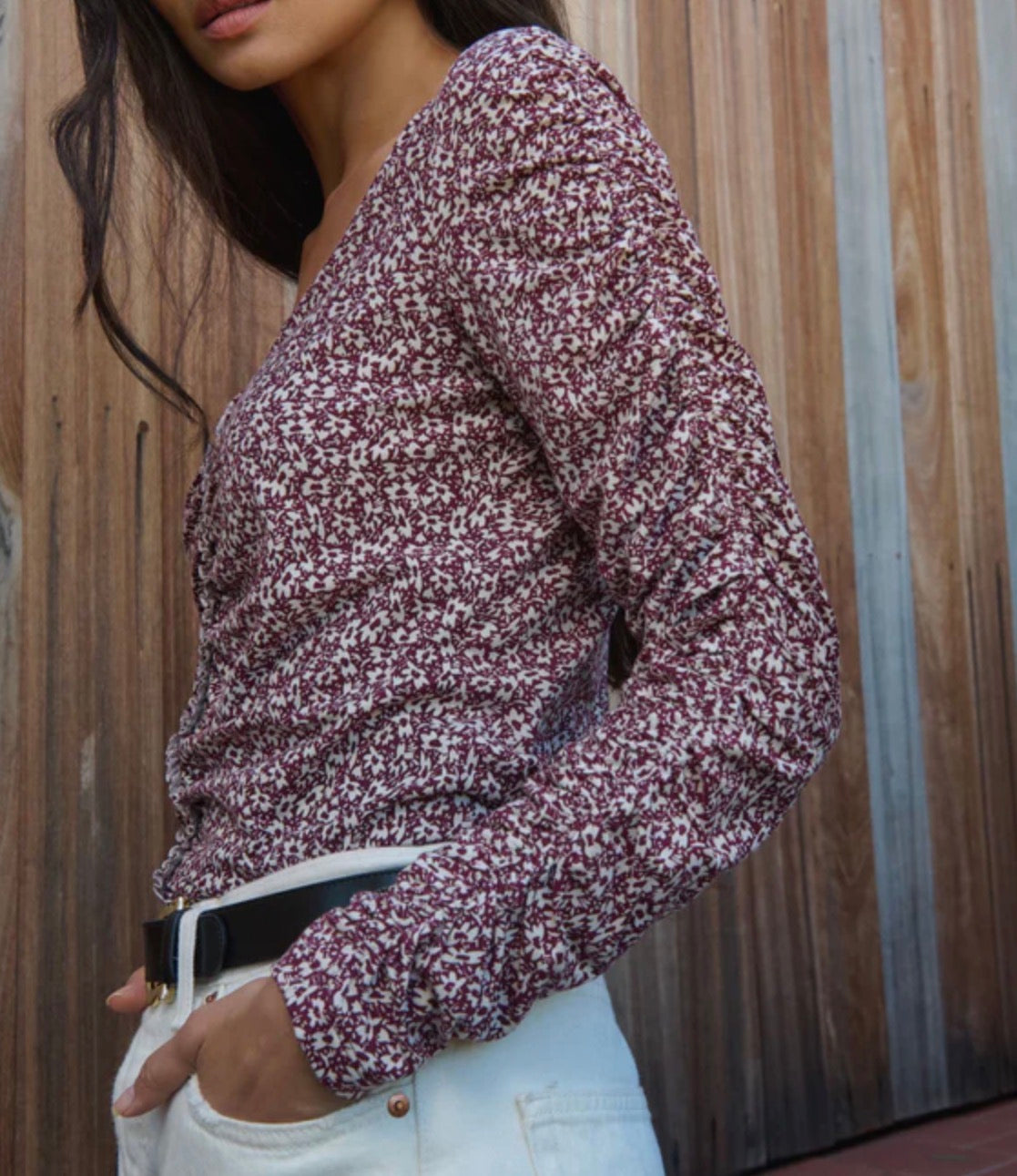 Nation Ltd Colette Tee - Winter Floral