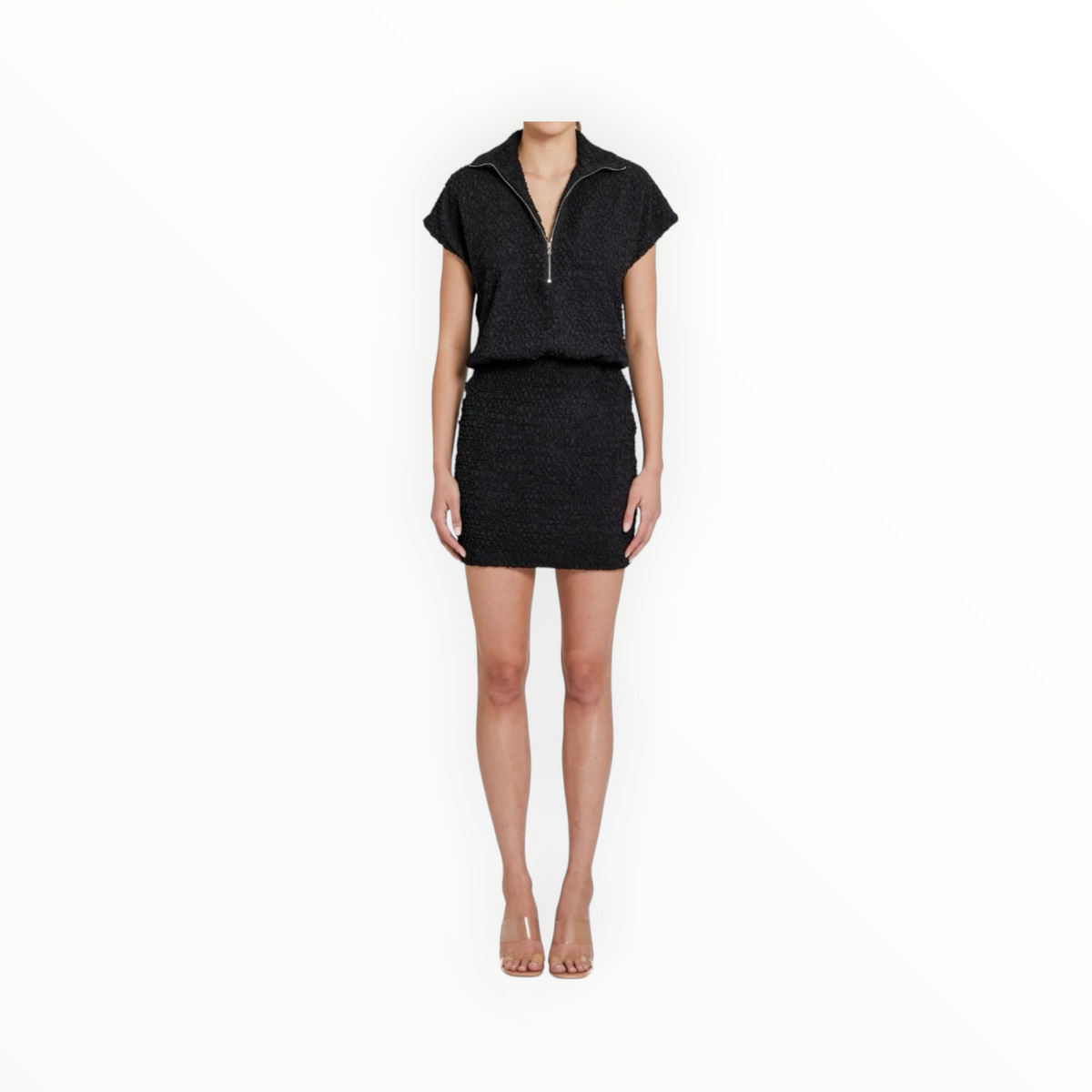 Amanda Uprichard Rowan Knit Dress - Black