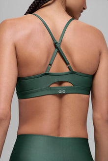 ALO Yoga Airlift Intrigue Bra - Clover Green