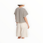 Velvet by Graham & Spencer Brissa Top - Natural/Navy