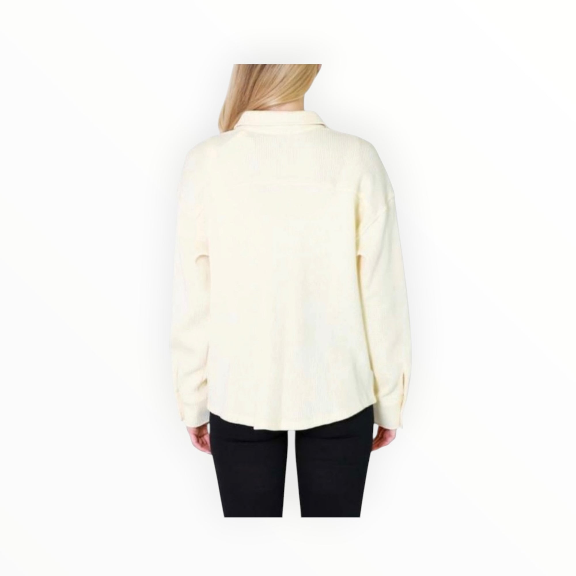DONNI. Thermal Button Down Shirt - Cream