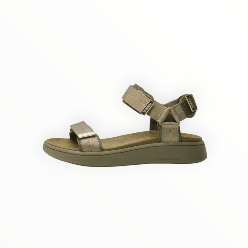 WODEN Line Sandal - Dark Olive