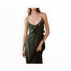 Bella Dahl Ruffle Cami Midi Dress - Forest Army