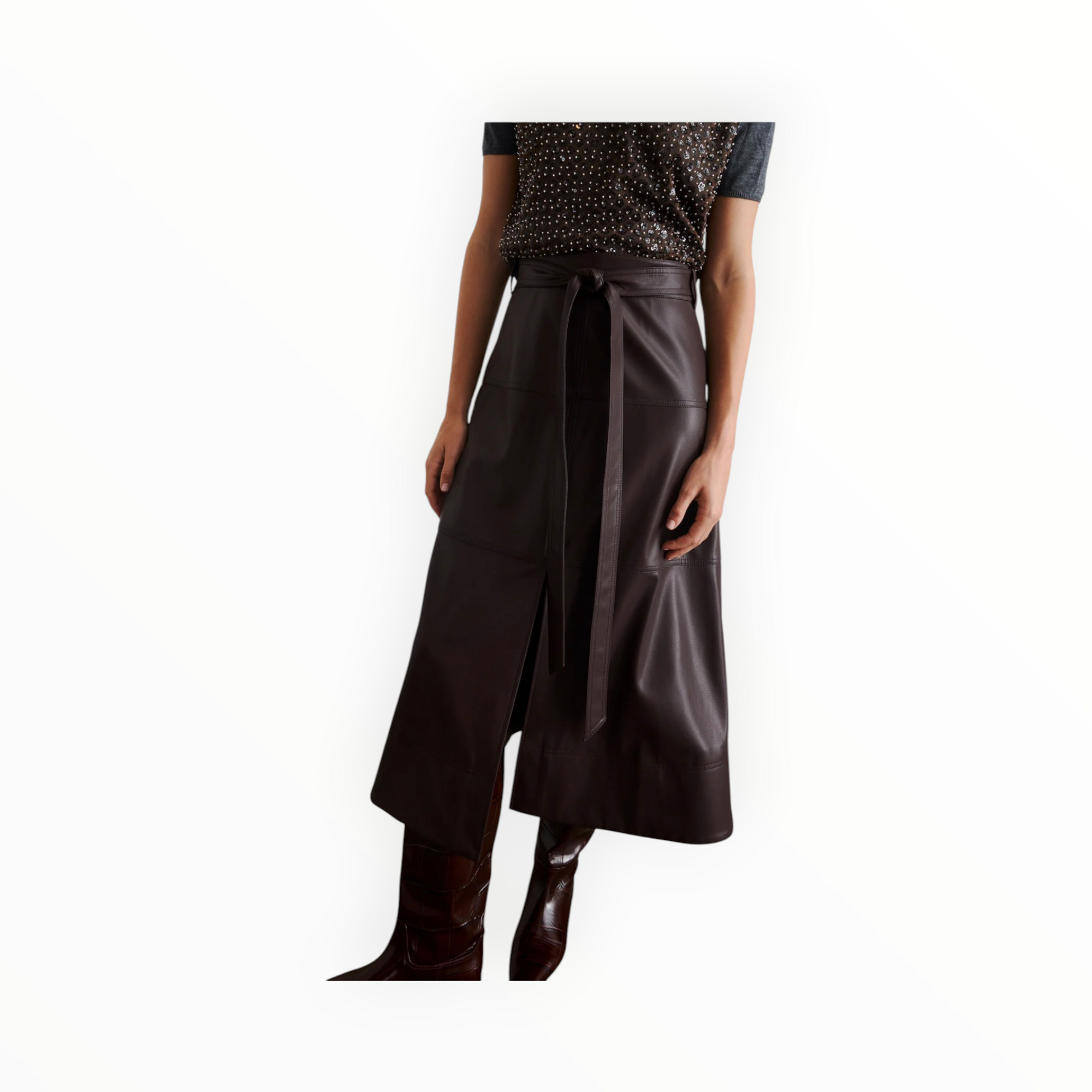 Tanya Taylor Hudley Skirt - Oxblood