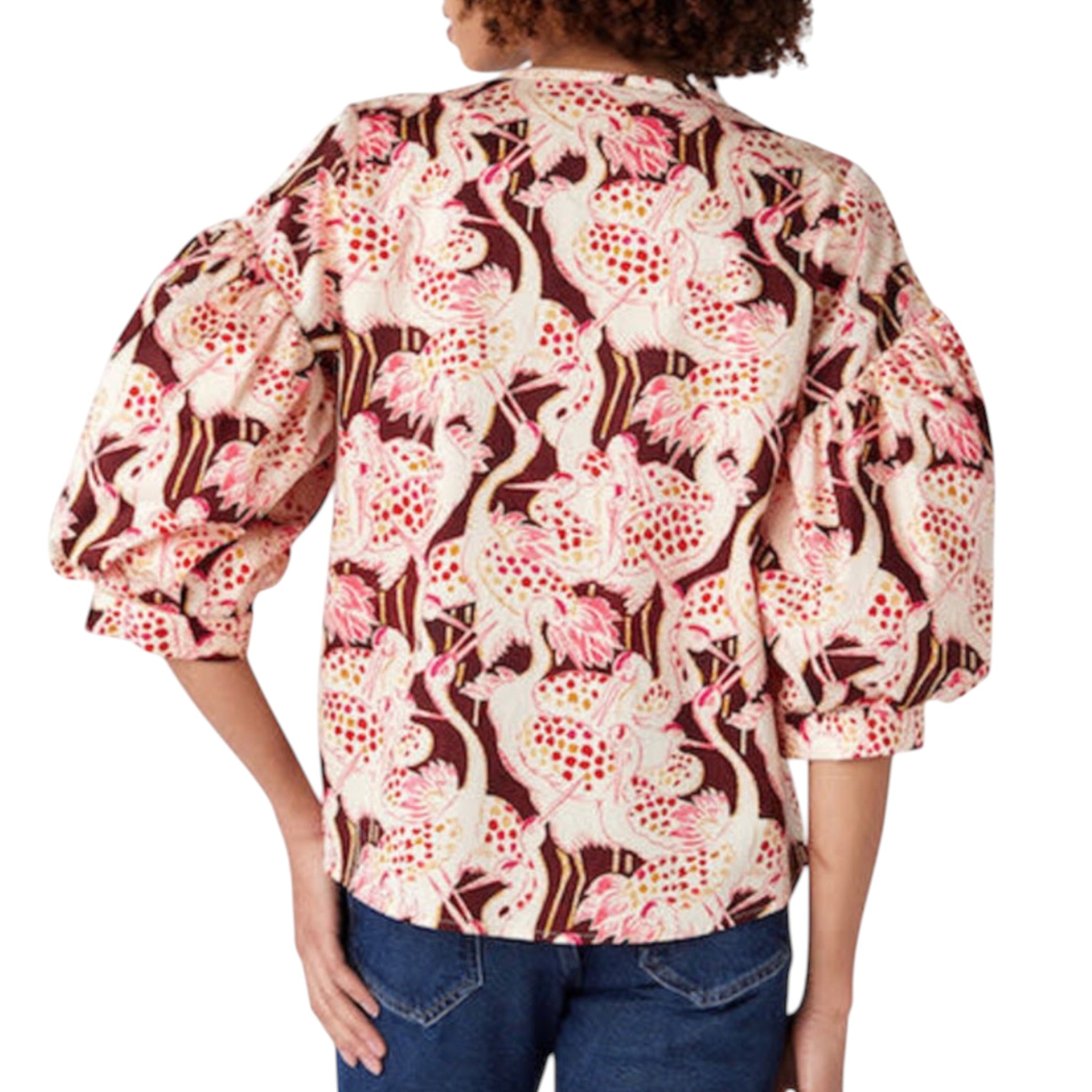 Crosby by Mollie Burch Ashby Shirt - Cranes
