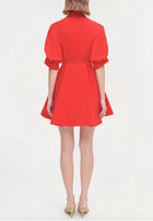 SIMKHAI Jazzie Dress - Fiery Red