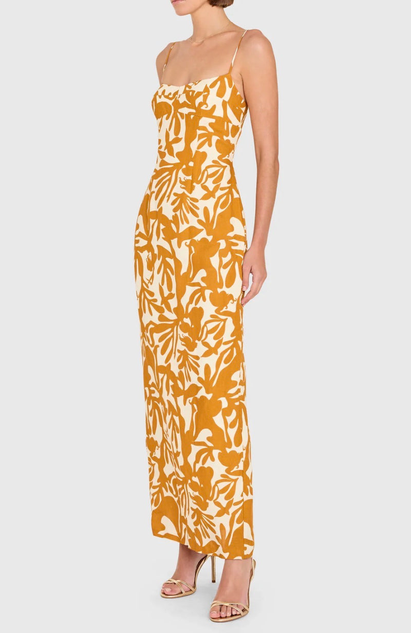 Amanda Uprichard Lawrence Maxi Dress - Botticelli Print